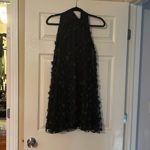 NWT entro black floral dress